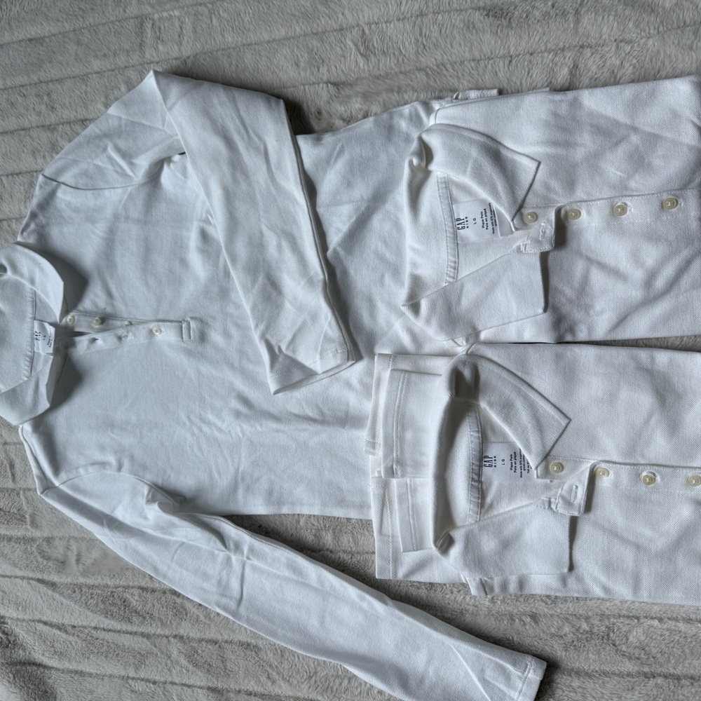 GAP Kids Cream Polo Shirt